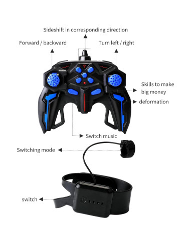 Coche Acrobático RC Deejoy 1:12 Todo Terreno 4WD con Luces