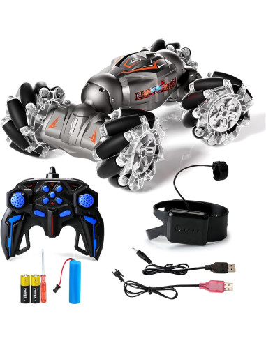 Coche Acrobático RC Deejoy 1:12 Todo Terreno 4WD con Luces