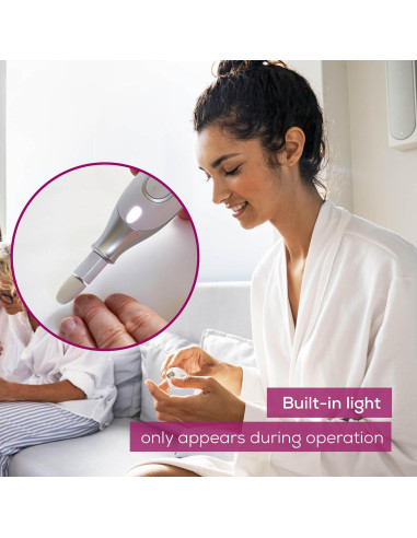 Beurer MP42 Taladro de Uñas Eléctrico 7-en-1 con Luz LED