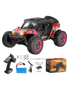 Coche RC Todo Terreno Contixo HC4 4WD Rojo 40 km/h