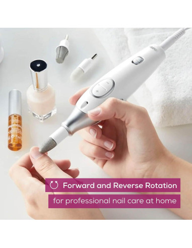 Beurer MP42 Taladro de Uñas Eléctrico 7-en-1 con Luz LED