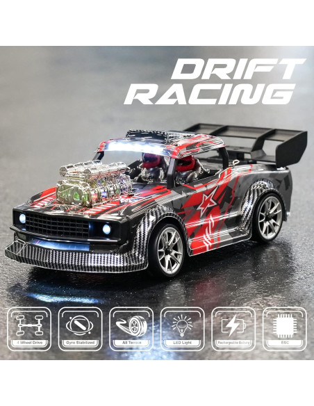 Coche RC Drift GoolRC 1:16 4WD 30km/h Control Remoto