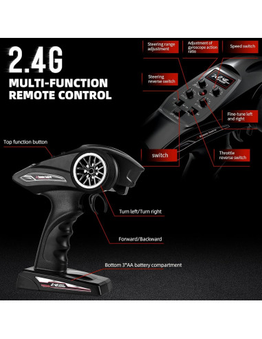 Coche RC Drift GoolRC 1:16 4WD 30km/h Control Remoto