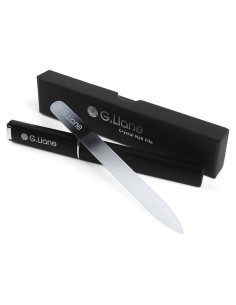 Lima de Uñas de Cristal G.Liane Doble Cara con Estuche