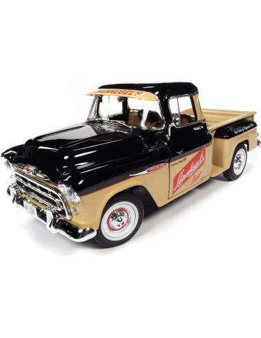 Répl. Chevrolet 3100 Stepside 1957 Auto World 1:18 Diecast