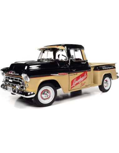 Répl. Chevrolet 3100 Stepside 1957 Auto World 1:18 Diecast