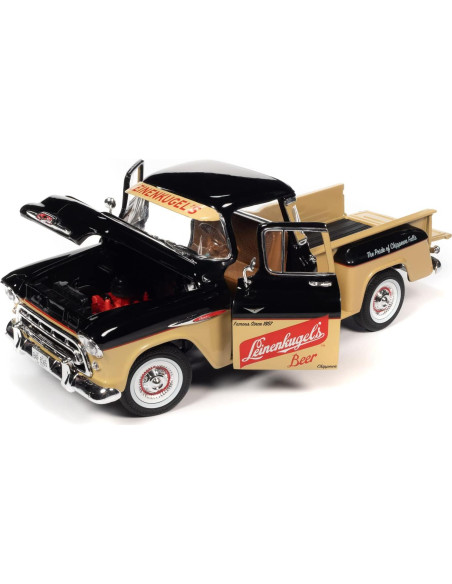 Répl. Chevrolet 3100 Stepside 1957 Auto World 1:18 Diecast