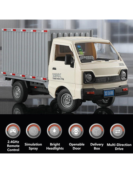 Camión Transportador RC GoolRC 1:16 con Rocío y Luz LED