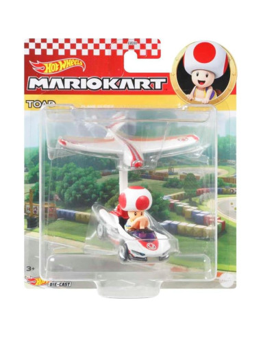 Hot Wheels Mario Kart Toad P-Wing Die-Cast 2021