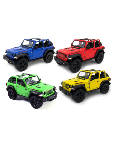 Modelo de Coche de Juguete KiNSMART Jeep Wrangler Rubicon 12.7 cm