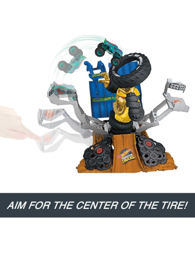 Set Hot Wheels Monster Trucks Mega-Wrex vs. Crushzilla 1:64