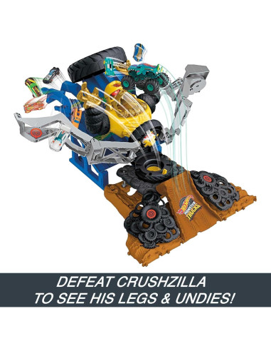 Set Hot Wheels Monster Trucks Mega-Wrex vs. Crushzilla 1:64