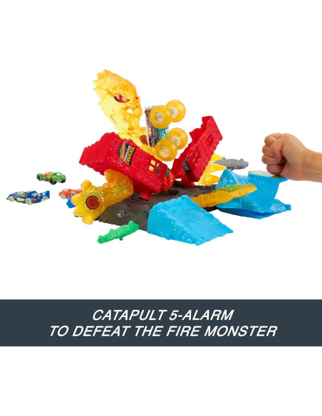 Set Hot Wheels Monster Trucks Mega-Wrex vs. Crushzilla 1:64