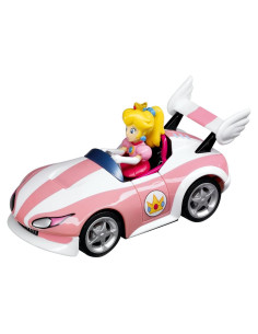 Coche de Juguete Carrera Pull & Speed Mario Kart Wild Wing Peach 1:43