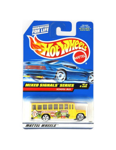 Autobús Escolar Hot Wheels 1998 1:64 Amarillo Coleccionable