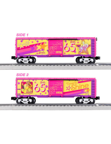 Tren de juguete Lionel Barbie 65 Aniversario O Gauge 1970s
