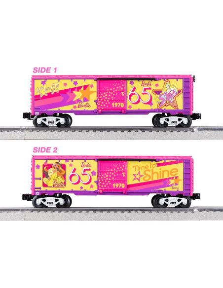 Tren de juguete Lionel Barbie 65 Aniversario O Gauge 1970s