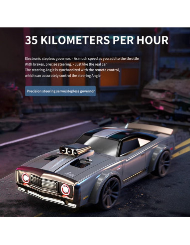Coche Drift RC GoolRC 1:16 4WD 35KM/h con Luces LED