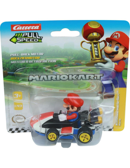 Carrera Pull & Speed Mario Kart 1:43 Vehículo Juguete