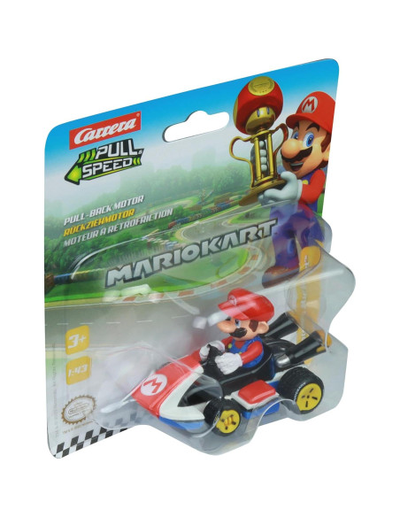 Carrera Pull & Speed Mario Kart 1:43 Vehículo Juguete