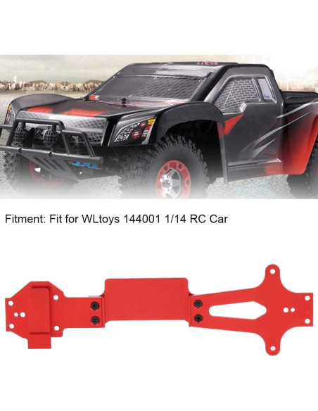 Placa de Segundo Piso RC VGEBY para WLtoys 144001 1:14 Aluminio