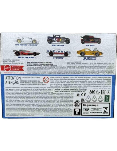 Hot Wheels 2024 Paquete Leyendas 6 Autos 1:64 Mattel