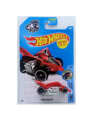 Coche Hot Wheels Gallo 1:64 Rojo Bestias Urbanas 2017