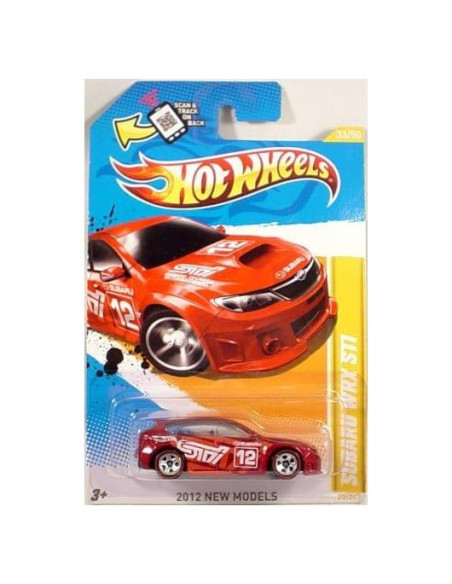 Hot Wheels Subaru WRX STI Rojo 1:64 Edición Limitada