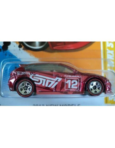 Hot Wheels Subaru WRX STI Rojo 1:64 Edición Limitada