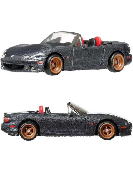 Hot Wheels Premium 2-Pack Mazda Miata y RX7 FC HRR75