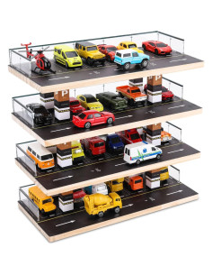 Garaje de Estacionamiento Hot Wheels 1:64 con Luces LED 2