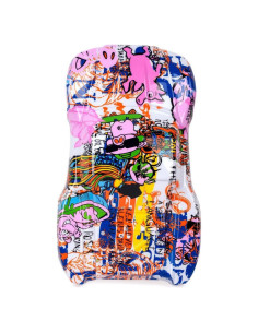 Carrocería Personalizada Graffiti Cerdo Rosa 1/10 para RC