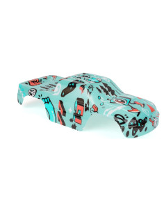 Cuerpo Personalizado SummitLink Graffiti Azul 1/10 Stampede