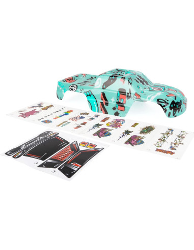 Cuerpo Personalizado SummitLink Graffiti Azul 1/10 Stampede