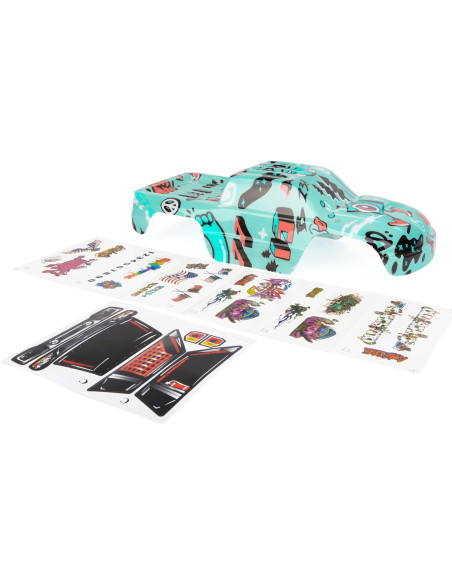 Cuerpo Personalizado SummitLink Graffiti Azul 1/10 Stampede