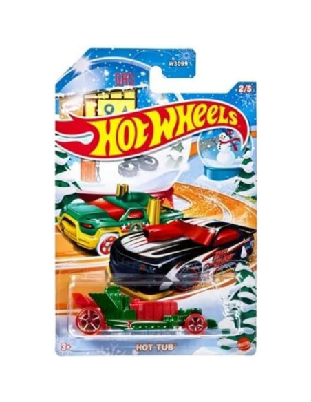 Hot Wheels 2024 Set Coleccionable 5 Coches Diecast Navideños 1:64