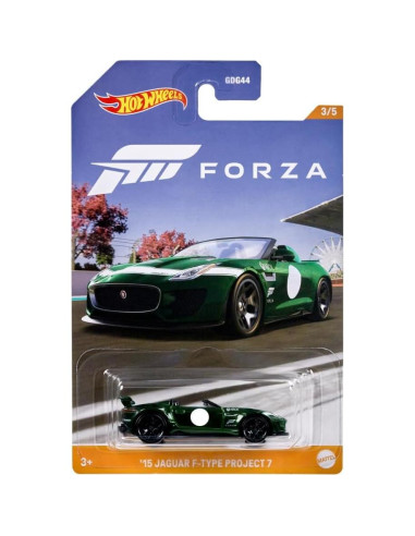 Hot Wheels Coche Fundición Jaguar F-Type Project 7 1:64
