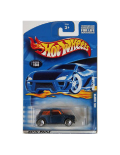 Coche Mini Cooper Azul Hot Wheels 2001 1:64 Escala