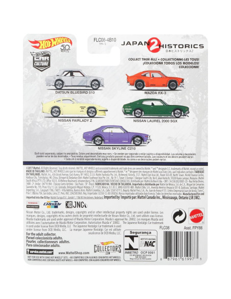 Auto a Escala 1:64 Nissan Fairlady Z Hot Wheels