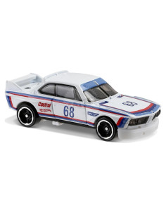 Hot Wheels Coche de Carreras BMW 3.0 CSL 1973 Blanco 1:64