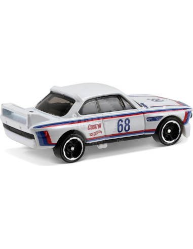 Hot Wheels Coche de Carreras BMW 3.0 CSL 1973 Blanco 1:64