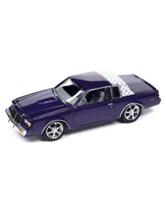 Coche Diecast 1/64 Johnny Lightning 1987 Regal T-Type Púrpura