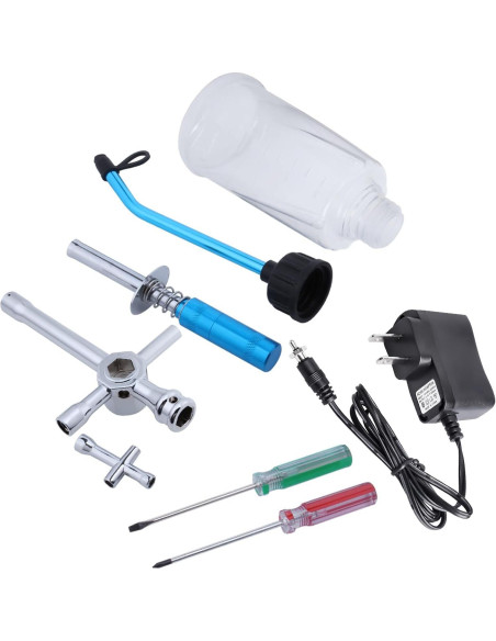 Kit de Inicio Coche Nitro RC HobbyPark 1:8 1:10 Todo Terreno