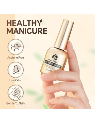 Removedor de Esmalte en Gel UNA GELLA - Rápido y Seguro