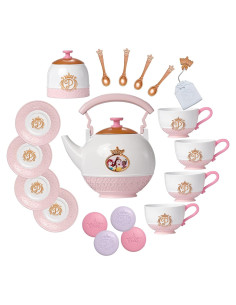 Juego de Té Princesas Disney 21 Piezas para 4 Niñas