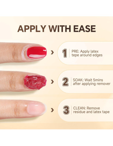 Removedor de Esmalte en Gel UNA GELLA - Rápido y Seguro