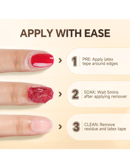 Removedor de Esmalte en Gel UNA GELLA - Rápido y Seguro