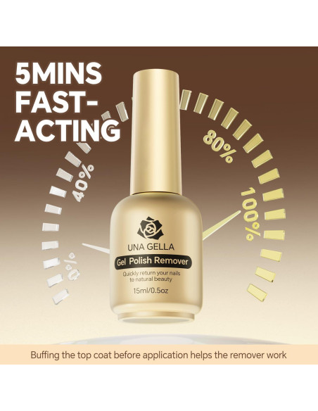 Removedor de Esmalte en Gel UNA GELLA - Rápido y Seguro