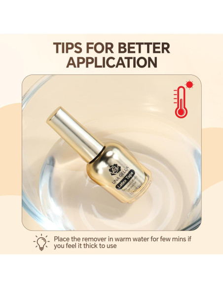 Removedor de Esmalte en Gel UNA GELLA - Rápido y Seguro