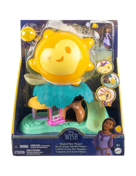 Set de Juego Estrella Mágica Mattel Disney Wish con Muñeca Asha